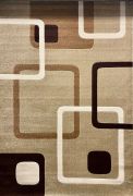   200x290 cm, 6884A BEIGE/BROWN SQUARE (Tbb mretben kaphat!)